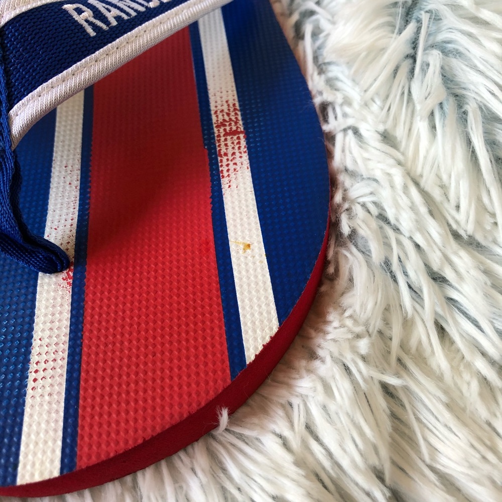 Texas Rangers Flip Flops. Multicolored - Picture 6 of 9